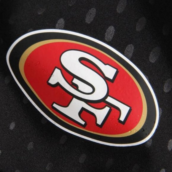 Nike Women's San Francisco 49ers Dri-Fit Mod Tempo Shorts Black X-Large Large - Picture 2 of 4
